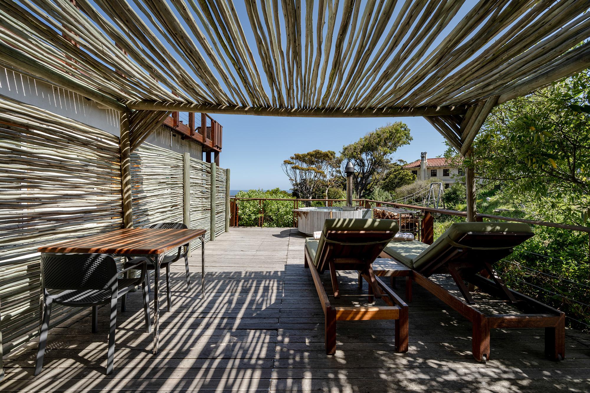 Wellness room 5 deck at Camps Bay Retreat