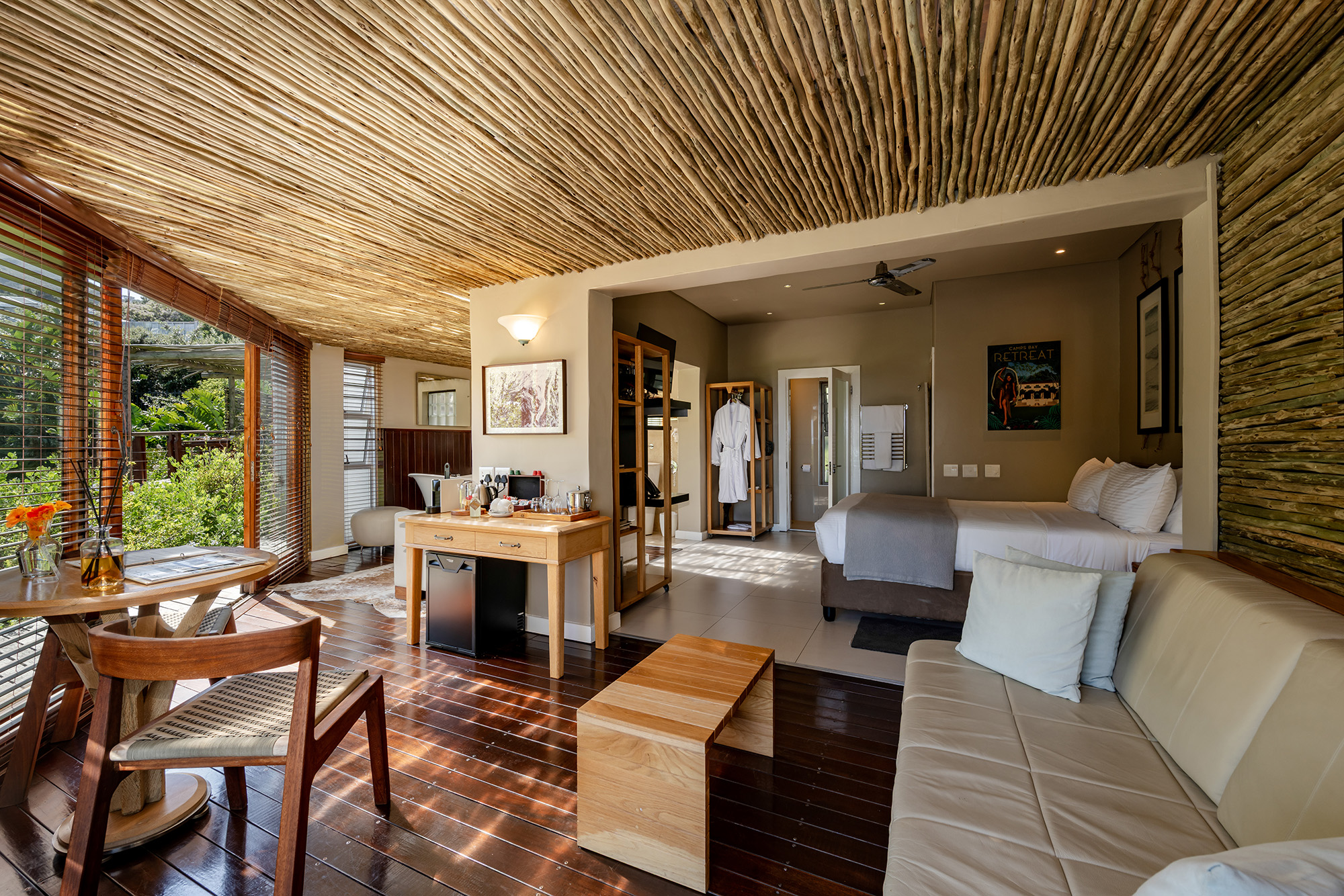 Spacious wellness room at Camps Bay Retreat